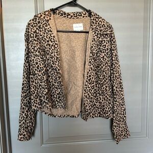 Cheetah print jacket